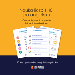 Liczby 1-10 karty pracy